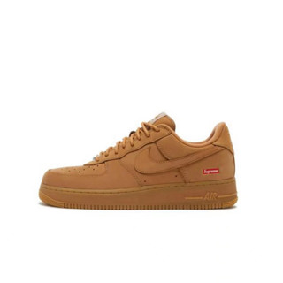 💫คลาสสิกโบราณ  Supreme x Nike Air Force 1Low Flax "สินค้าพรีออร์เดอร์"”TOP“ตารางสินค้าขายดีของ Nike