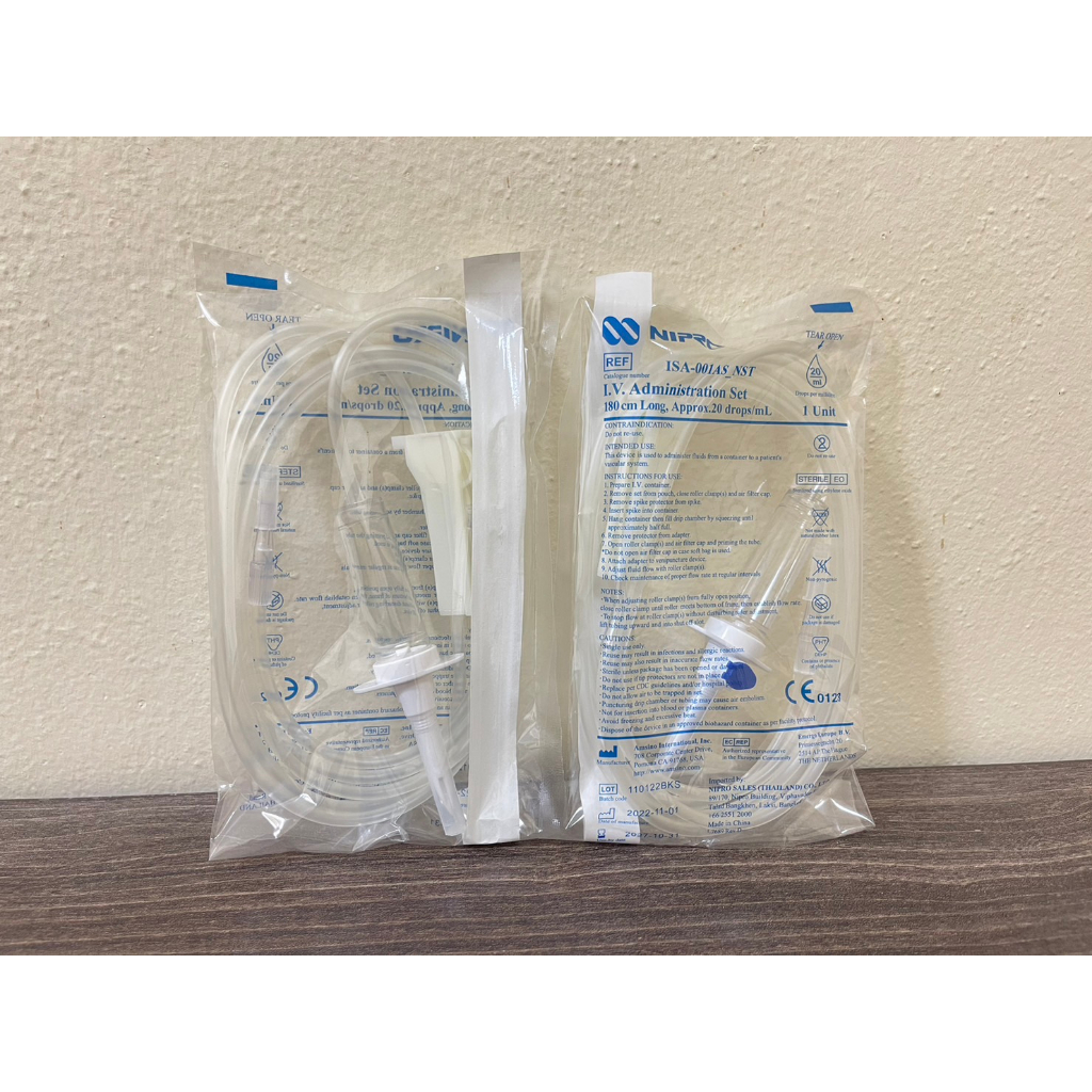 IV SET สายน้ำเกลือ 1 ชิ้น