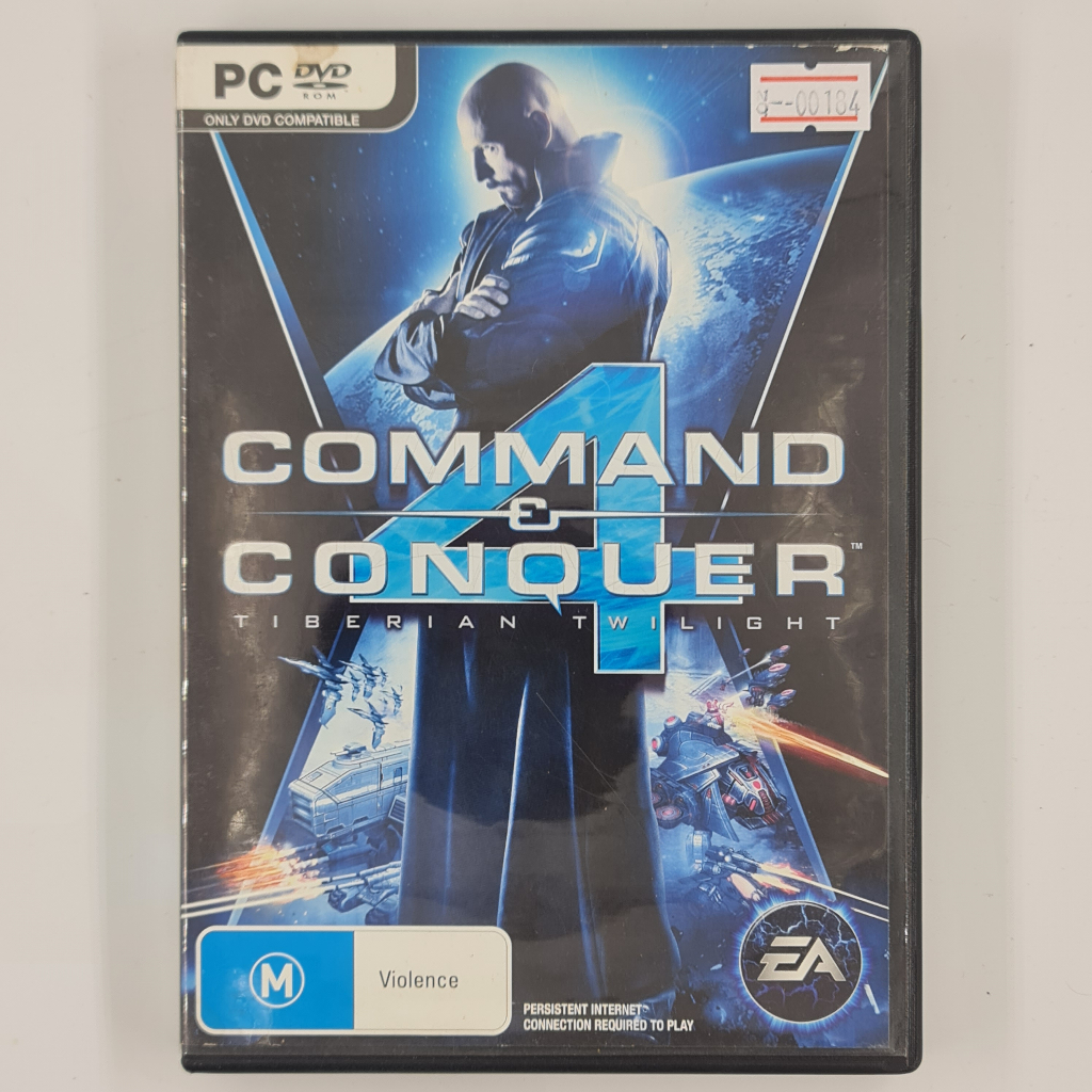 [00184] Command &amp; Conquer 4 : Tiberian Twilight (USA)(PC)(USED) แผ่นเกมแท้ มือสอง !!