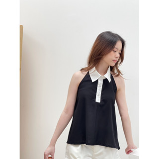 mini jolly top :: dressylismm | เสื้อคอปกแขนกุด