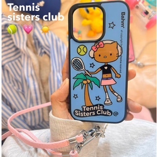 Tennis kitty club phone case เคสไอโฟนแข็งลายเทนนิส