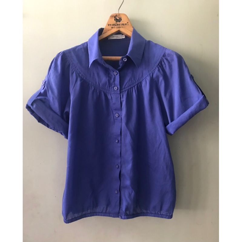 เสื้อเชิ้ต (ผญ)พับแขน G2000