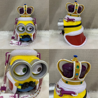 ถังป็อปคอร์น Popcorn Minion King Bob ของแท้ Japan🎌 (มีตำหนิอ่านรายละเอียดก่อนสั่ง)