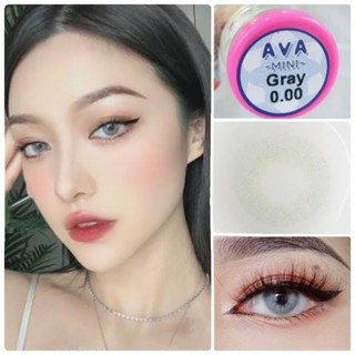 คอนแทคเลนส์ รุ่น Mini Ava สีเทา/Gray สีตาล/Brown มีค่าสายตา (0.00)-(-10.00)