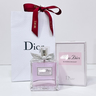 พร้อมส่ง🎀 กล่องซีล Miss dior blooming bouquet edt โบว์ผ้า 100 ml