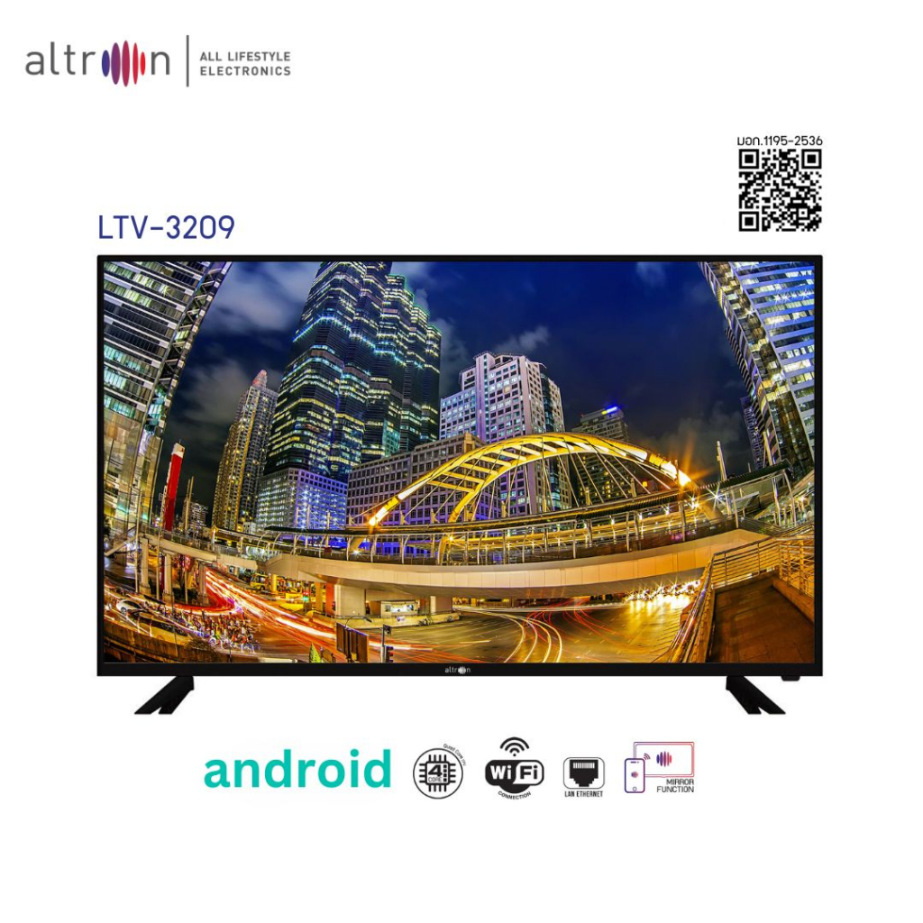 altron LED Smart TV สมาร์ท ทีวี 32 นิ้ว รุ่น: LTV-3209