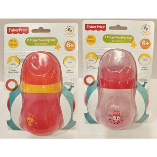 🥤Fisher Price ถ้วยหัดดื่ม 2 Stage Feeding Cup