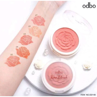 บรัชออน odbo โอดีบีโอ โรส บลัช  No.1 ขนาด7กรัม