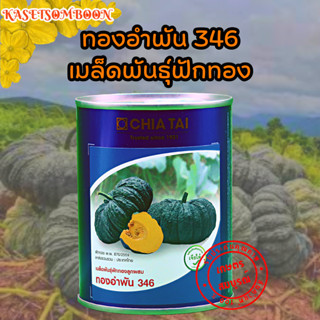 ทองอำพัน 346 เมล็ดพันธุ์ฟักทอง ตราเจียไต๋ 100 ก.