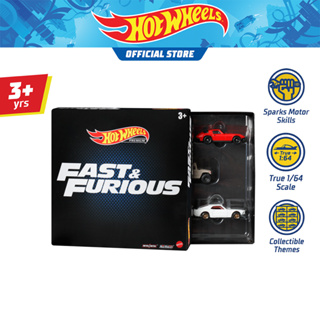 Hot Wheels Fast &amp; Furious Bundle 5 cars ฮอตวีล รถฟาสต์แอนด์ฟิวเรียสแพ็ก 5 คัน HKF07 TH