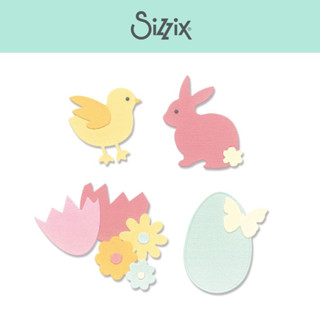 Skip to the beginning of the images gallery Sizzix Thinlits Die Set 11PK - Basic Easter Shapes