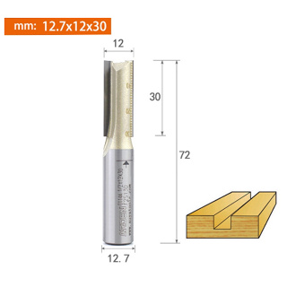 Arden ดอกสว่านเราเตอร์ 2 ฟลุต ก้าน 1/2x12x30 สําหรับแกะสลักไม้ MDF