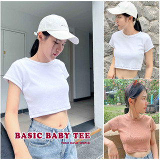 [BT1]BASIC BABY TEE : ใส่สบาย ผ้าไม่บาง อยู่ทรง สวยทุกลุค