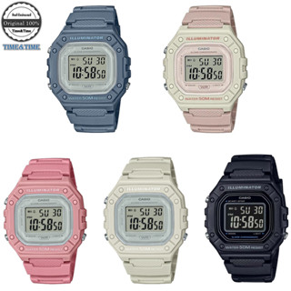 CASIO นาฬิกาข้อมือ รุ่น W-218HC, W-218H