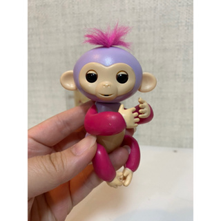 Monkey fingerlings 019 สีชมพู ม่วง ไม่มีหางค่ะ ติดปกติ ของแท้ค่ะ