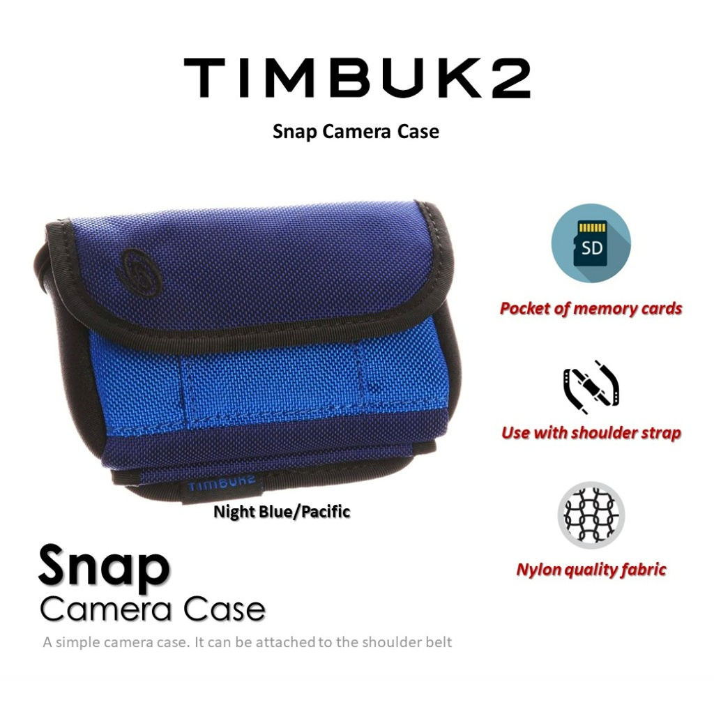 Timbuk2 Snap Camera Case - Night Blue/Pacific (889-3-4082) | กระเป๋าติดสายสะพาย อุปกรณ์เสริมสะพายข้าง และเป้