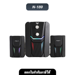 🪐 AULA 🪐 Wired Speaker N-189 RGB USB 2.1   *สินค้าประกัน 2 ปี*