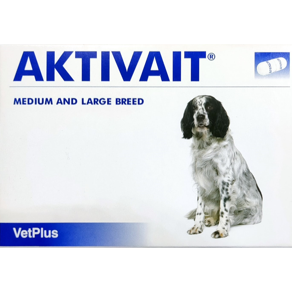 AKTIVAIT Medium & Large Breed สินค้าของแท้ ฉลากไทย อาหารเสริมบำรุงสมองและระบบประสาท