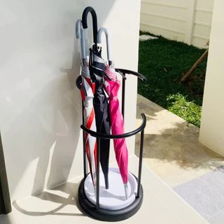 SEXY MAMA โลหะสีขาว ที่เก็บร่ม ข้น หลอดกลม 30*57cm