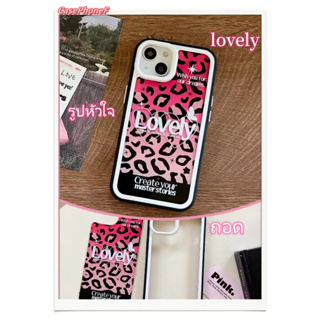 ✨ส่งของขวัญ✨เคส for iPhone 11 14 Pro Max Case for iPhone 12 13 ป้องกันการตก การป้องกัน รูปหัวใจ สาวน่ารักหัวใจ หวานสวย