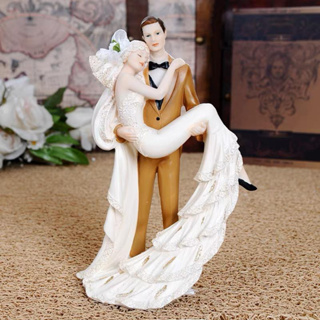 ตุ๊กตาเรซิ่นคู่รักบ่าว-สาว งานนำเข้าเกรดพรีเมี่ยม เหมาะสำหรับให้เป็นของขวัญสุดพิเศษในงานแต่งงาน