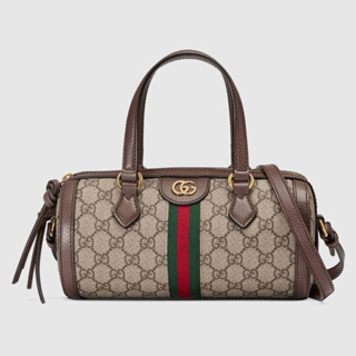 🍒กุชชี่ Gucci Ophidia Series GG กระเป๋าถือสุภาพสตรีกระเป๋าบอสตันใบเล็ก
