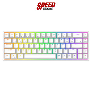 ROYAL KLUDGE GAMING RK837 WHITE WIRELESS KEYBOARD (คีย์บอร์ดไร้สาย) / By Speed Gaming