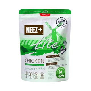 NEEZ+ Lite อาหารแมวเกรดพรีเมี่ยม ขนาด 300 กรัม สำหรับแมวเลี้ยงในบ้านและแมวทำหมัน