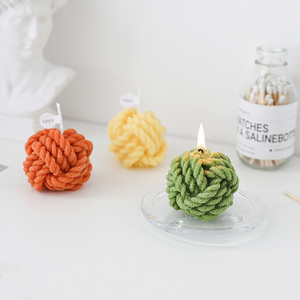 O•urHome [พร้อมส่ง] ด้ายเทียนหอม Thread Scented Candle ของขวัญเล็ก ๆ ที่สร้างสรรค์ ของตกแต่งบ้านแฮนด์เมด ร้านกาแฟ