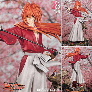 งานแท้ งานปั้น GKGO Studio Rurouni Kenshin รูโรนิ เคนชิน ซามูไรพเนจร Himura Kenshin ฮิมุระ เคนชิน 1/6 Resin Statue Model