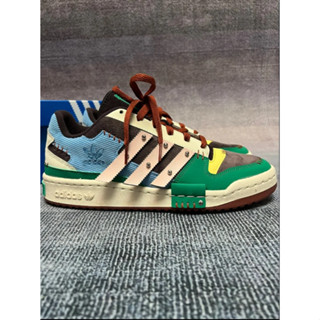 melting sadness x adidas orginals FORUM Brownish green Sports shoes style ของแท้ 100 %Running shoes