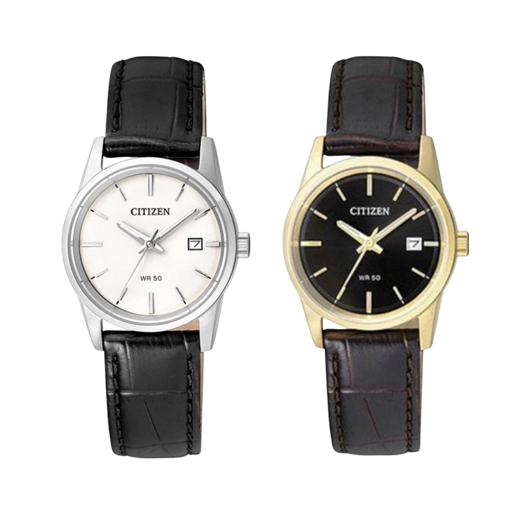 (แท้ประกันศูนย์ 1 ปี/ถ่านร้าน 3 ปี) CITIZEN QUARTZ นาฬิกาข้อมือผู้หญิง รุ่น EU6000-06A / EU6002-01E