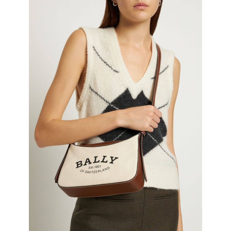 Bally Coralye Logo Printed Shoulder Bag