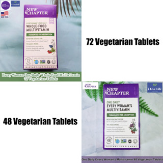 วิตามินและแร่ธาตุ สำหรับผู้หญิง Every Womans One Daily Whole-Food Multivitamin Vegetarian Tablets - New Chapter