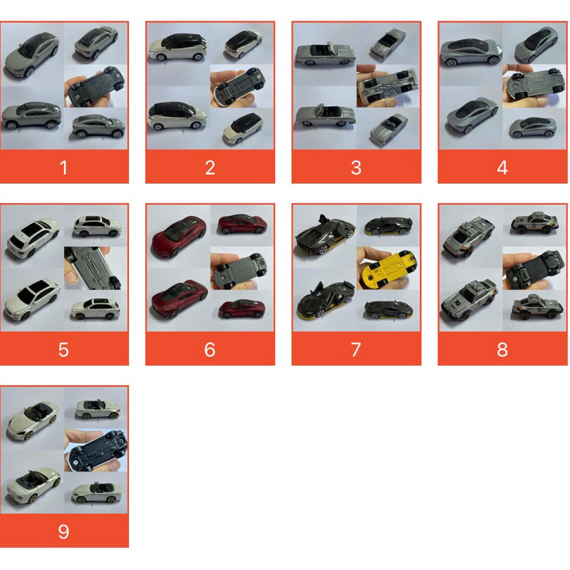 (6)🚗🚙รถ Hot wheels , Matchbox  โมเดลรถ ขนาดเล็ก ของเล่นสะสม รถของเล่น 1:64 (only 1 car)