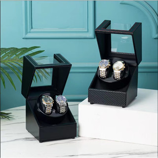 *พร้อมส่ง*กล่องหมุนนาฬิกา 2 เรือน Watch Winder กล่องใส่นาฬิกา Watch Box กล่องนาฬิกา Watch Box กล่องหมุนนาฬิกาอัตโนมัติ