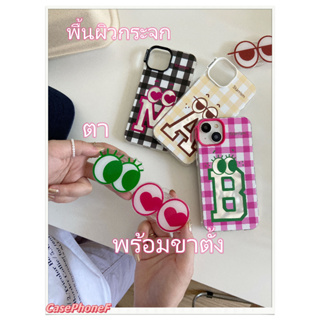 ✨ส่งของขวัญ✨เคส for iPhone 11 14 Pro Max Case for iPhone 12 13 ป้องกันการตก การป้องกัน การ์ตูน พร้อมขาตั้ง พื้นผิวกระจก