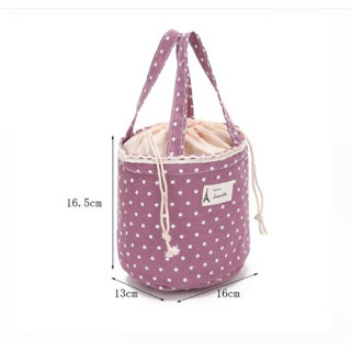 Thermal drawstring bag กระเป๋าผ้าหูเชือกเก็บอุหภูมิ-สินค้าคละสีสอบถามได้ค่ะ