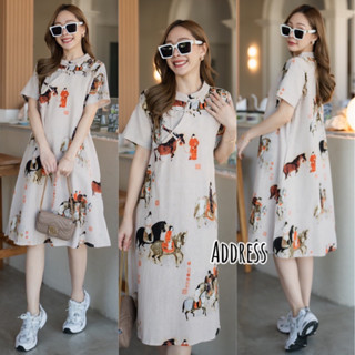 🌈🌿🌸🌼🌺🧡🤎🇰🇷GP CHN Collar Slant Button Maxi Dress