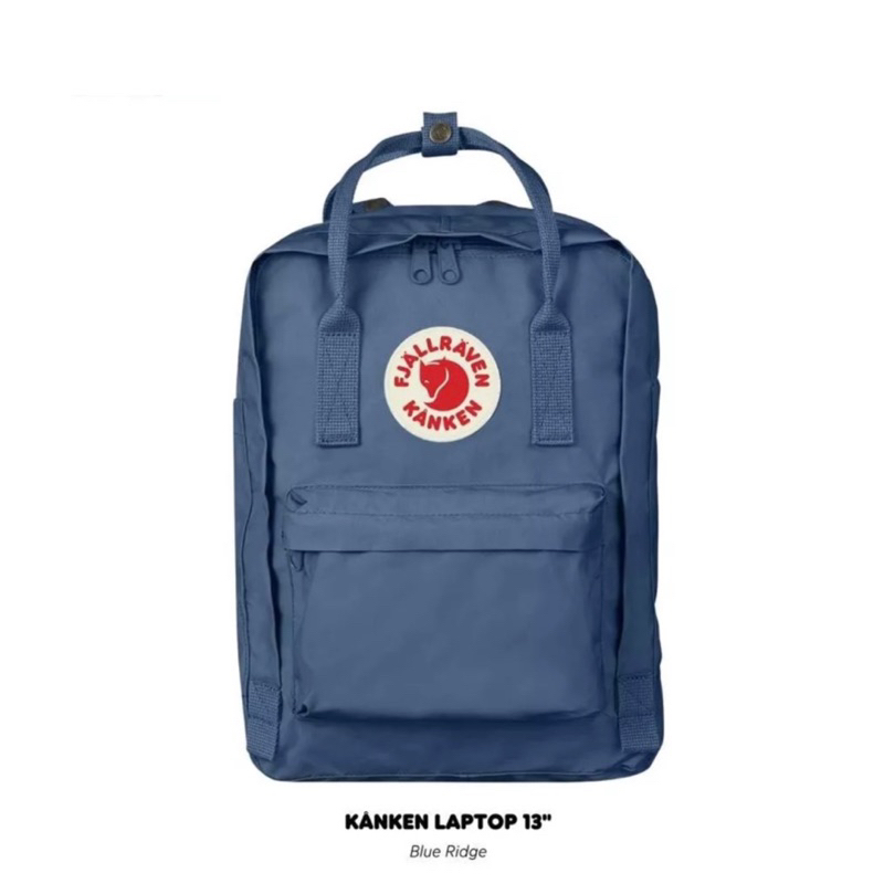 ส่งต่อ 〰️ กระเป๋า Kanken Laptop 13” (คองเก้นแล็ปท็อป 13 นิ้ว)สี Blue ridge🥏 ของแท้ซื้อจาก Official S