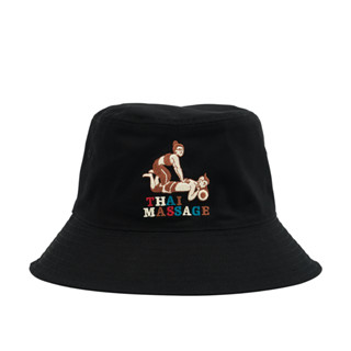 KMH LETS MASSAGE BUCKET HAT BK