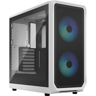 Fractal Design Focus 2 RGB White TG Clear Tint Mid-Tower ATX Case (FD-C-FOC2A-04)