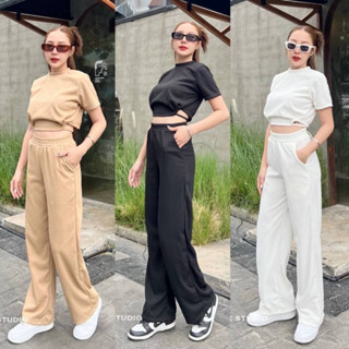 Every day set เซ็ทเสื้อ+กางเกง สุดน่ารัก ผ้านุ่มดีเทลสวย ไม่หนาไม่บาง ใส่ได้ทุกวัน