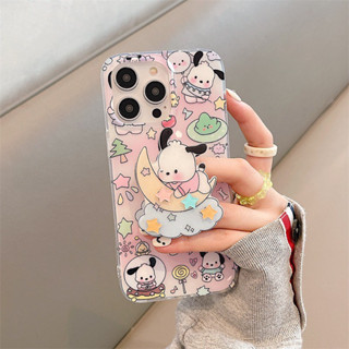 เคส สำหรับ ไอโฟน เคสซิลิโคน สินค้าพร้อมส่งจากไทย สำหรับ Iphone 14 13 12 11 Pro max เคสหมาหูดำ+ไอริง TPU-S1311