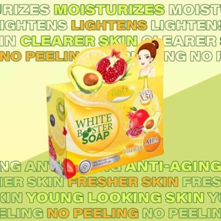 White Booster soap 80g