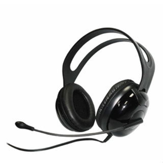 (AK39) Headphone (หูฟังแบบเฮดเซ็ต พร้อมไมโครโฟน) ANITECH มีไมโครโฟนในตัว ปรับขนาดหูฟังได้ พับเก็บได้ สายยาว1.2M (2Y) ยัง