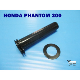 HONDA PHANTOM200 THROTTLE FILLING GRIP "BLACK" SET  // ปลอกคันเร่ง (ไส้เร่ง) สีดำ (1 อัน) สินค้าคุณภาพดี