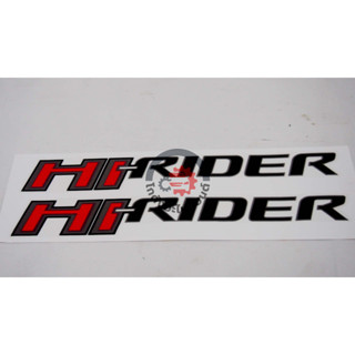 สติ๊กเกอร์ ข้างกระบะ ฟอร์ด เรนเจอร์ ปี 2012-2014 "HI-RIDER" หัวเทา-หลังดำ FORD RANGER 2012-2014 โกดังอะไหล่ยนต์ รถยนต์