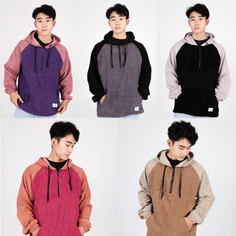 เสื้อฮู้ด ผ้าลูกฟูก ใส่สบาย (ทรงโอเวอร์ไซต์ รอบอก 46 นิ้ว ยาว 30 นิ้ว) อ่านรายละเอียดก่อนสั่งนะคะ
