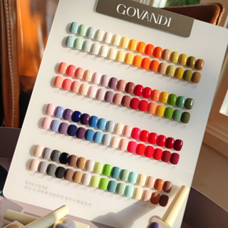 ( GOVANDI ) 🤩 พร้อมส่งรุ่นใหม่ สีเจลไอเดียเจล สีเจลยกชุดเปิดร้าน ชุดสีเจลเปิดร้าน สีเจลชุดใหญ่ 64 สีสวยจริง ติดทน ครบทุก